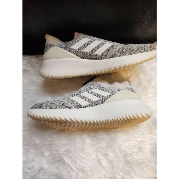 Adidas Womens Ultimafusion Cloudfoam Running Shoes Gray F34592 Marled Slip On 8M - Picture 7 of 9